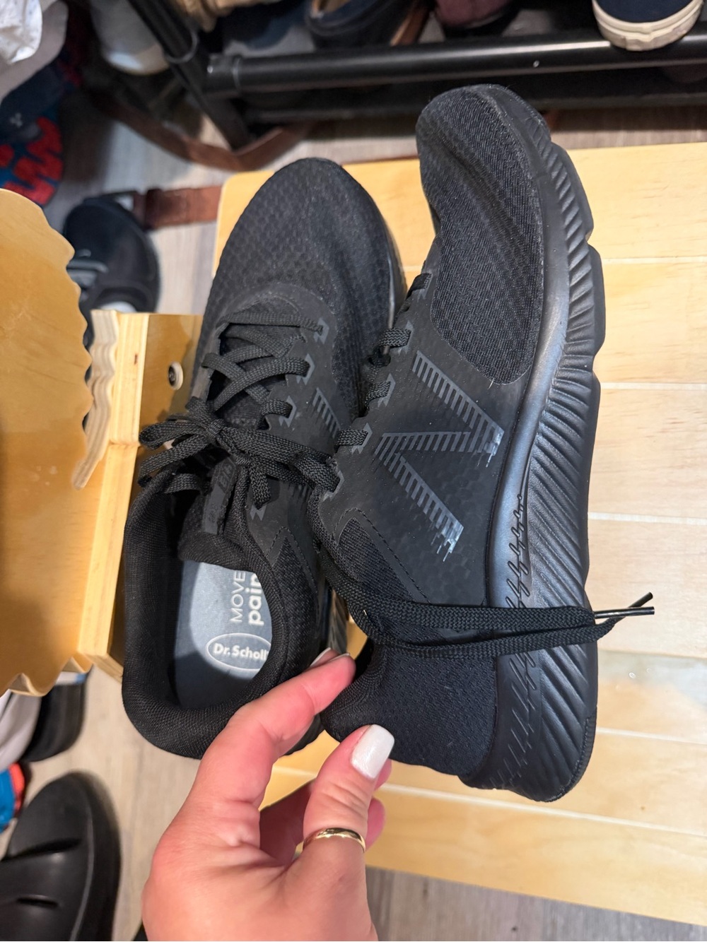 New Balance Men's All-Black Lightweight Mesh Sneakers
